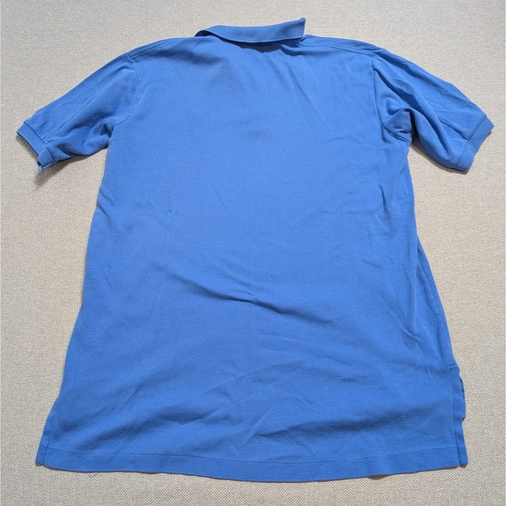 Polo Ralph Lauren Men's L Blue Cotton Golf Logo Short Sleeve Polo Shirt Logo